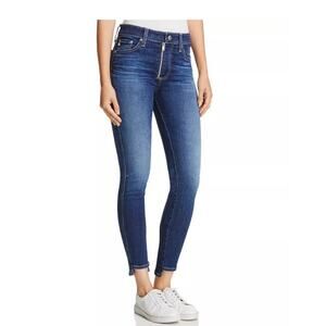 AG Adriano Goldschmied Jeans Women's 27R The Farrah Skinny Ankle Front Zip